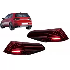 image-39-Full LED Taillights suitable for VW Golf 7 & 7.5 Hatchback (2012-2019) for Halogen Laser Look