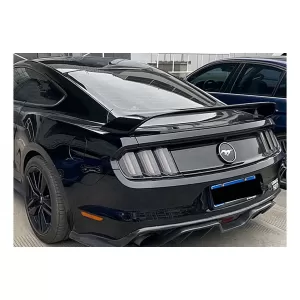 Spoiler tronco per Ford Mustang Mk6 VI 6 Generation 15-23 GT350 Look Nero lucido-image-6337446