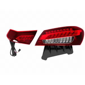 Stopuri LED compatibil cu Mercedes E-Class W213 (2016-2019) doar impreuna cu conversie catre 2020 Facelift-image-6330287