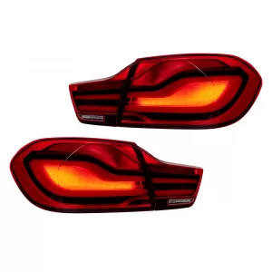 Stopuri LED compatibil cu BMW Seria 4 F32 F33 F36 M4 F82 F83 (2013-03.2019) Rosu-image-6330890