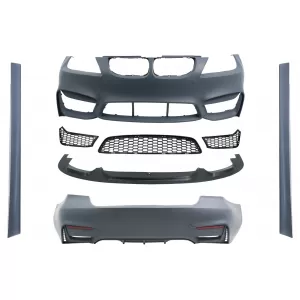 image-78-Kit Carrozzeria per BMW 3 E90 LCI Limousine 2008-2011 M4 Look Paraurti  Minigonne Laterali