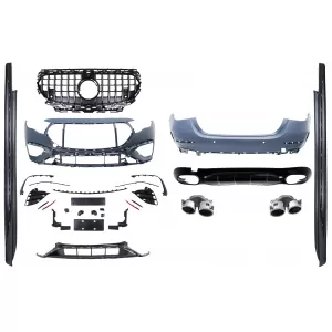 image-65-Body Kit suitable for Mercedes E-Class W214 (2023-2026) Conversion to E53 Design Exhaust Muffler Tips