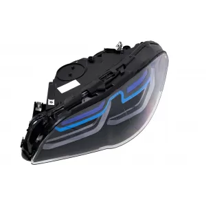 Faruri Full LED compatibil cu BMW F10 F11 5 Seria (2011-2013) cu Xenon Conversie la Design G30-image-6211393