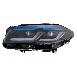 Faruri Full LED compatibil cu BMW F10 F11 5 Seria (2011-2013) cu Xenon Conversie la Design G30-image-6211398