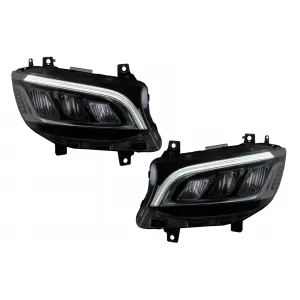 image-68-LED Headlights suitable for Mercedes Sprinter III W907 W910 (2019-2027) for Halogen