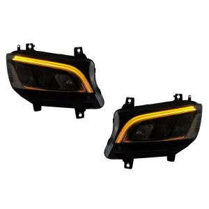 LED Headlights suitable for Mercedes Sprinter III W907 W910 (2019-2027) for Halogen