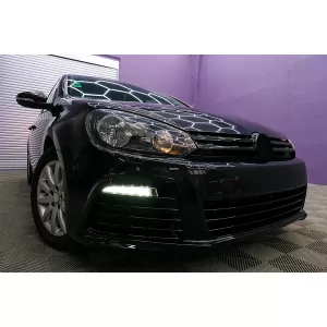 Stoßstange für VW Golf 6 Mk6 VI 08-13 Look LED TFL Nebelscheinwerfer Kühlergrill-image-6127969