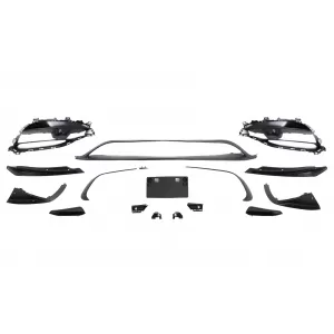 Stoßstange für Mercedes A-Klasse W176 2012-2018 Gitter MOPF A45 Design-image-6127835