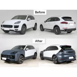 image-1-Body Kit per PORSCHE Cayenne Facelift 14-17 GTS Look Minigonne Passaruota