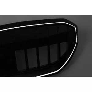 Grila Centrala cu LED compatibil cu BMW Seria 5 G60 G61 (2023-) Negru Lucios-image-6260161
