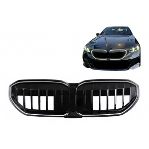 image-40-Central Kidney Grille suitable for BMW 5 Series G60 G61 (2023-) With LED