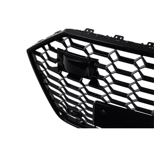 Kühlergrill für für Audi A7 4K8 2018- RS Design Wabengitter Schwarz Grille Gitter-image-6266259