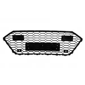 Kühlergrill für für Audi A7 4K8 2018- RS Design Wabengitter Schwarz Grille Gitter-image-6266262