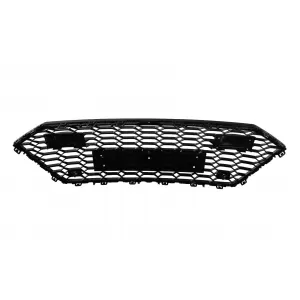 Kühlergrill für für Audi A7 4K8 2018- RS Design Wabengitter Schwarz Grille Gitter-image-6266263