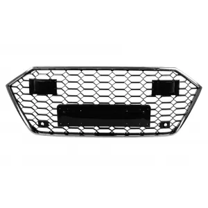 image-78-Front Grille suitable for Audi A7 4K8 (2018-) RS Design Chrome