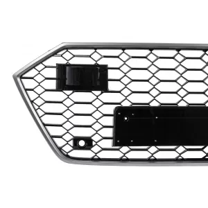 Front Grille suitable for Audi A7 4K8 (2018-) RS Design Silver-image-6266343