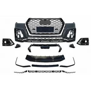 image-2-Front Bumper suitable for Audi Q5 SUV FY (2017-2020) RS Design
