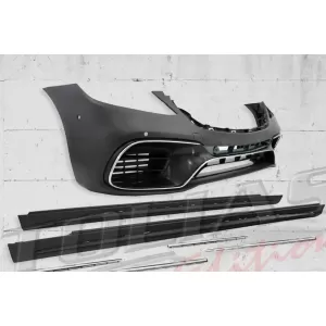 Kit Carrosserie pour Mercedes W222 Facelift 13-08.20 Échappement Pare-Choc S63 Look-image-6128143