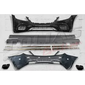 Kit Carrosserie pour Mercedes W222 Facelift 13-08.20 Échappement Pare-Choc S63 Look-image-6128145