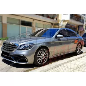 Kit Carrosserie pour Mercedes W222 Facelift 13-08.20 Échappement Pare-Choc S63 Look-image-6128146
