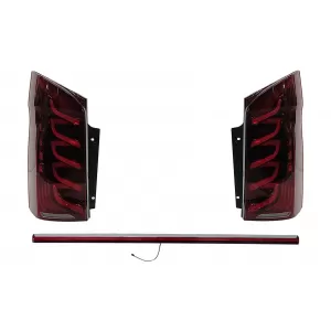 image-5-LED Taillights suitable for Mercedes V-Class W447 (2014-2024) Single Rear Door Dynamic Turning Lights