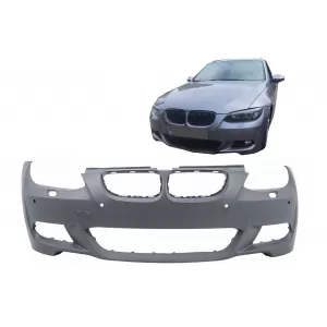 image-65-Front Bumper suitable for BMW 3 Series E92 E93 (2006-2009) Non-LCI Coupe Cabrio M-Technik Look
