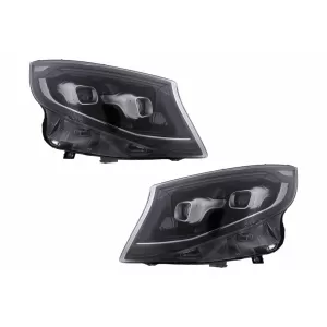 image-2-Full LED Headlights suitable for Mercedes V-Class W447 (2014-2023) Black