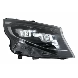 Faruri Full LED compatibil cu Mercedes V-Class W447 (2014-2023) Negru-image-6128119