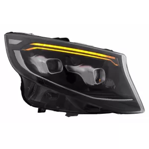 Faruri Full LED compatibil cu Mercedes V-Class W447 (2014-2023) Negru-image-6128129