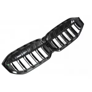 Central Kidney Grilles suitable for BMW 3 Series G20 Sedan G21 Touring LCI (2023-2025) Double Stripe M Design Piano Black