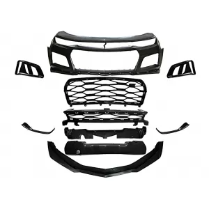 Stoßstange für Chevrolet Camaro LT RS SS 2015-2018 Kühlergrill Unterlippe Klappen-image-6337235