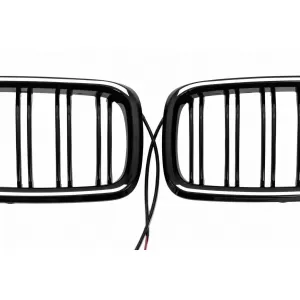 Grile Centrale Iluminate compatibil cu BMW Seria 3 F30 F31 (2011-2019) Negru M Design-image-6330084