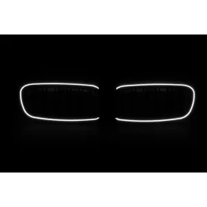 Grile Centrale Iluminate compatibil cu BMW Seria 3 F30 F31 (2011-2019) Negru M Design-image-6330086