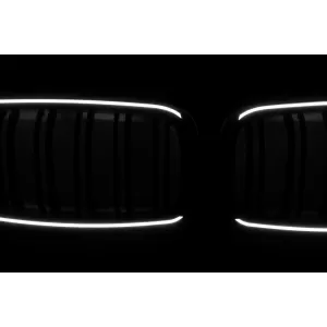 Grile Centrale Iluminate compatibil cu BMW Seria 3 F30 F31 (2011-2019) Negru M Design-image-6330087