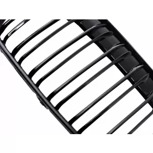 Grila Centrala Iluminata compatibil cu BMW X1 F48 Pre-LCI X1L F49 (06.2015-2019) Negru Lucios M Design-image-6330089