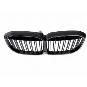 Grila Centrala Iluminata compatibil cu BMW X7 G07 (2018-2022) Negru Lucios M Design-image-6330103