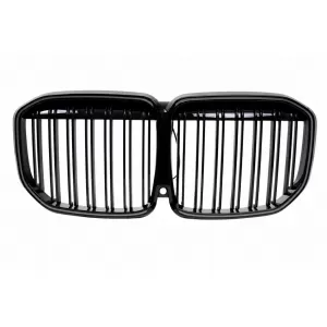 Grila Centrala Iluminata compatibil cu BMW X7 G07 (2018-2022) Negru Lucios M Design-image-6330105