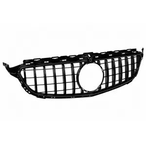 Kühlergrill mit LED für Mercedes C W205 S205 C205 S205 14-20 GT-R Panamericana Look-image-6330871