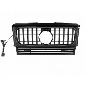 Grille & Phares Couvre pour Mercedes G W464 W463A & G63 AMG 06.18+ GT-R Look-image-6330120