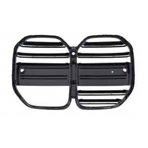 Grila Centrala compatibil cu BMW Seria 3 G22 Coupe G23 Cabrio (2020-2027) Negru Lucios-image-6211403