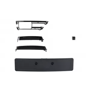 Grila Centrala compatibil cu BMW Seria 3 G22 Coupe G23 Cabrio (2020-2027) Negru Lucios-image-6211405