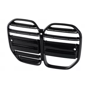 Grila Centrala compatibil cu BMW Seria 3 G22 Coupe G23 Cabrio (2020-2027) Negru Lucios-image-6211409