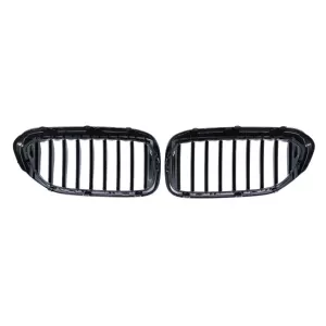 image-44-Mittelgrill für BMW 5er G30 G31 Limousine und Touring 17–19 glänzend schwarz