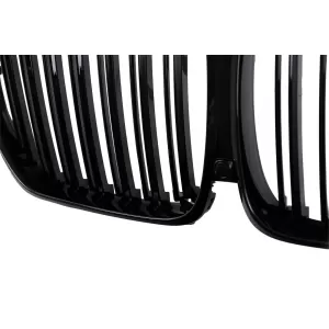 Griglie Renali Centrali per BMW X5 G05 2018-2022 Doppio Banda M Look Nero Lucido-image-6239483