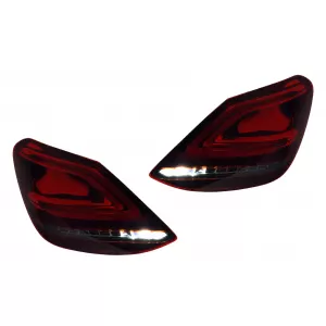 Full LED Luces traseras para Mercedes C W205 Limousine 2014-2018 Facelift Look-image-6338154
