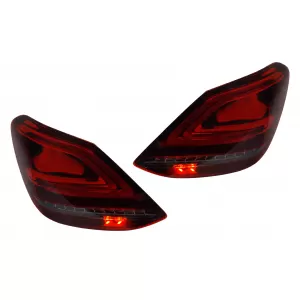 Full LED Luces traseras para Mercedes C W205 Limousine 2014-2018 Facelift Look-image-6338155