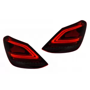 Full LED Luces traseras para Mercedes C W205 Limousine 2014-2018 Facelift Look-image-6338159