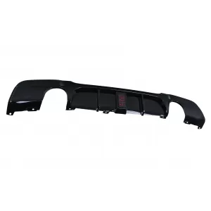 Stoßstange Diffusor mit LED für BMW 3er E90 E91 M Design 2 Auslässe Luftdiffusor-image-6165602