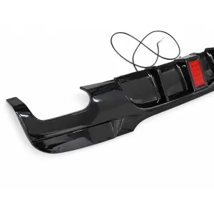 Difusor Parachoques con LED para BMW Serie 3 E90 E91 2004-2012 2 Salidas dobles-image-6350496