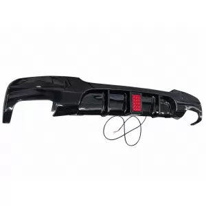 Difusor Parachoques con LED para BMW Serie 3 E90 E91 2004-2012 2 Salidas dobles-image-6350497